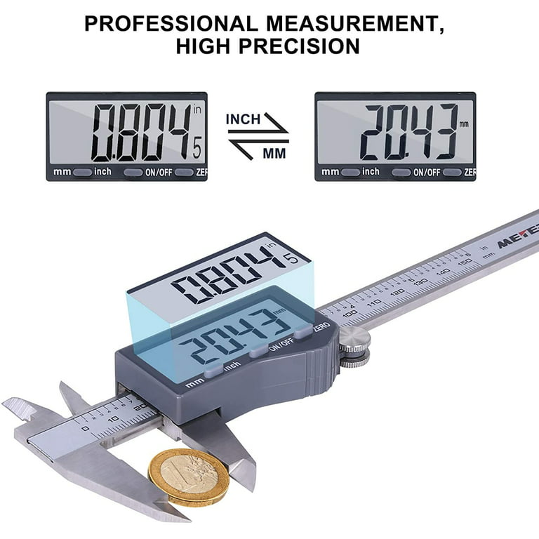Industry for Product Depth Home for Product Size High Level of Accuracy Digital Height Meter One‑Key Clearing Strong Magnet Reliable Depth Caliper 